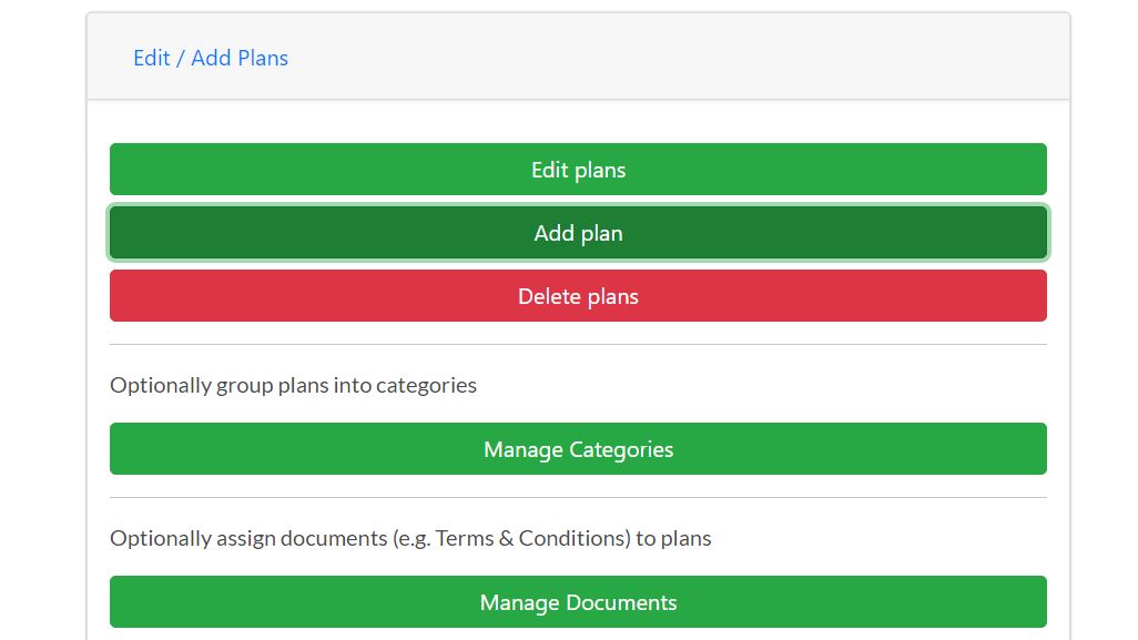 Creating a Limited-Time Subscription Plan