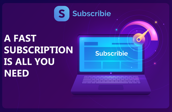 The BEST Fast and Simple Subscription Manager